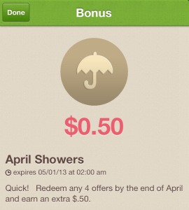 Ibotta April Showers Bonus