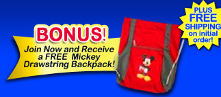 Mickey Drawstring Backpack