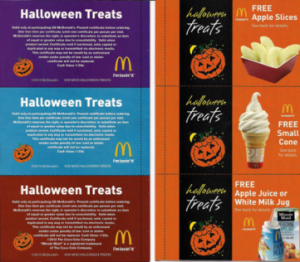McDonalds Halloween coupons