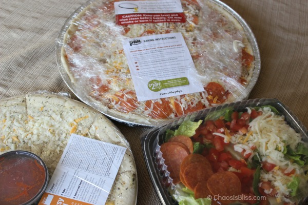 Papa Murphy's pan pizza