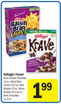 Kelloggs Cereal Meijer Sale