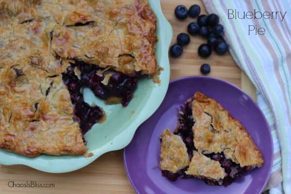 Blueberry Pie Recipe