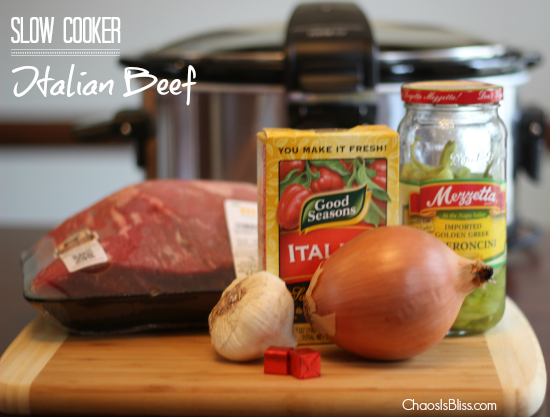 Slow Cooker Italian Beef