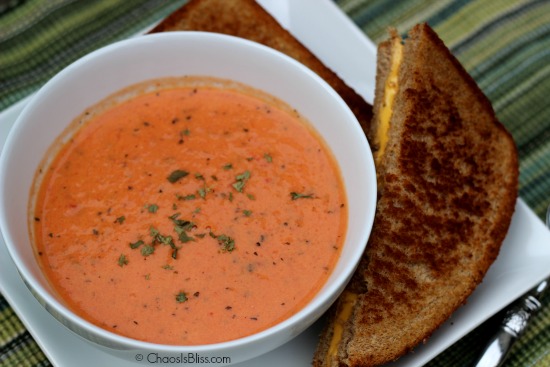 Easy Basil Tomato Bisque soup recipe you can make from home, just like in restaurants.