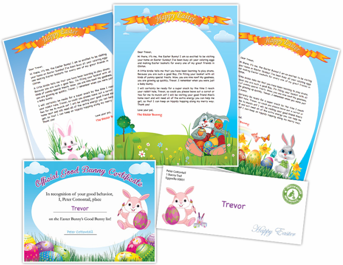 Easter Bunny Letter Printable