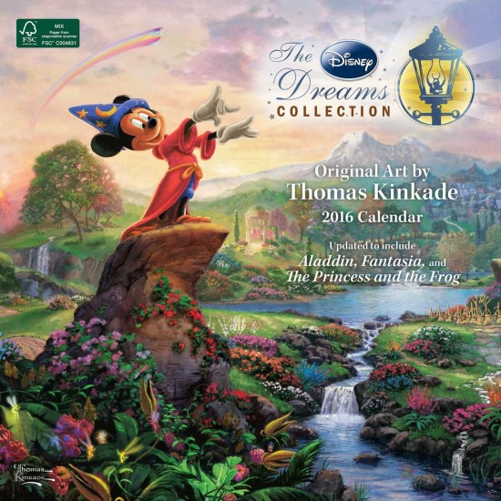 Disney Thomas Kincade Calendar