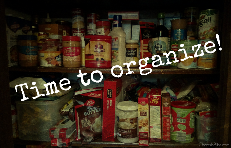 Spend less on groceries by keeping an organized pantry.